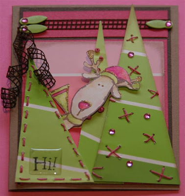 Paint Chip Christmas Card