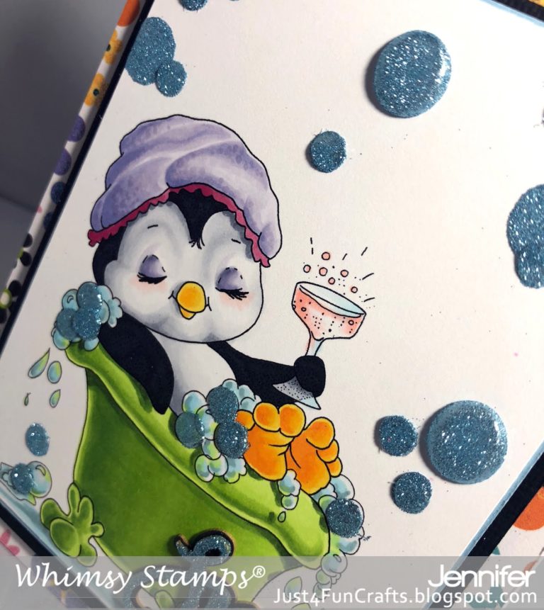 A Little Bit Bubbly with Glue Dots