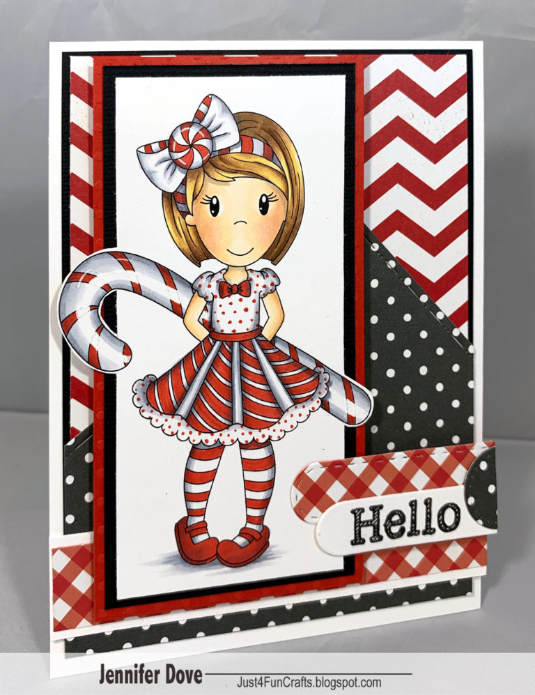 Candy Cane Hello – The Paper Nest Dolls