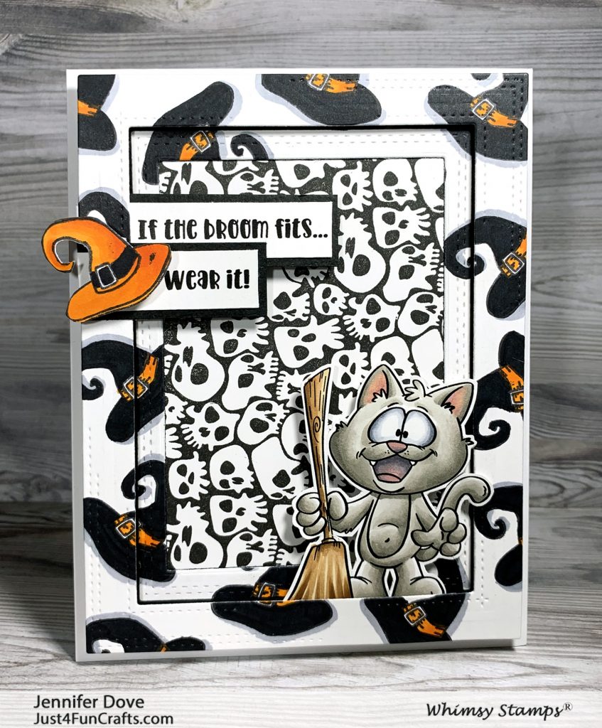 Halloween card, Whimsy Stamps, Card Making, Dustin Pike