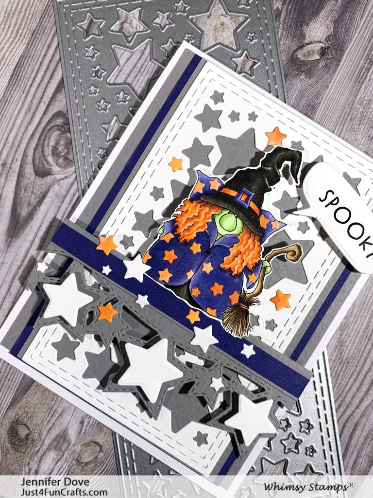 Gnome Witch, Whimsy Stamps, Card making, Halloween card
