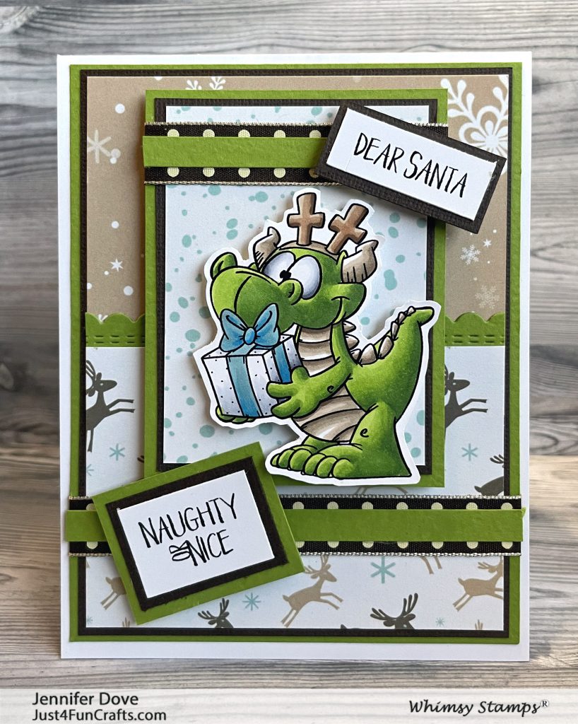 Christmas Card, Whimsy Stamps, Dustin Pike