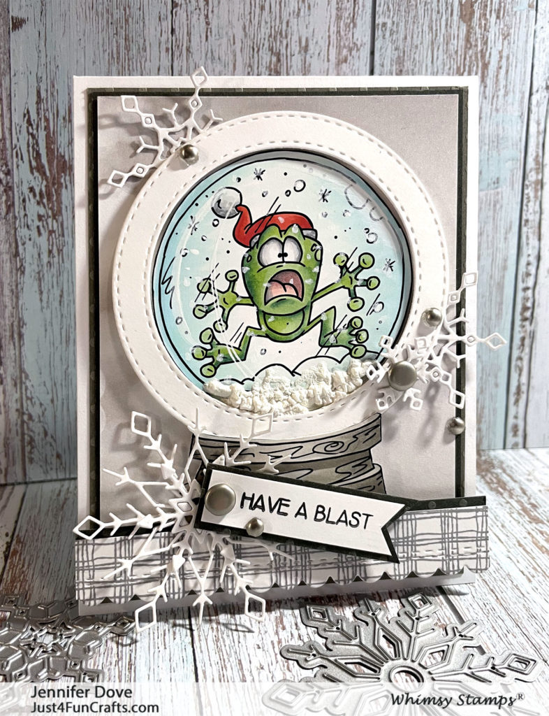 Snow Globe, Whimsy Stamps, Dustin Pike