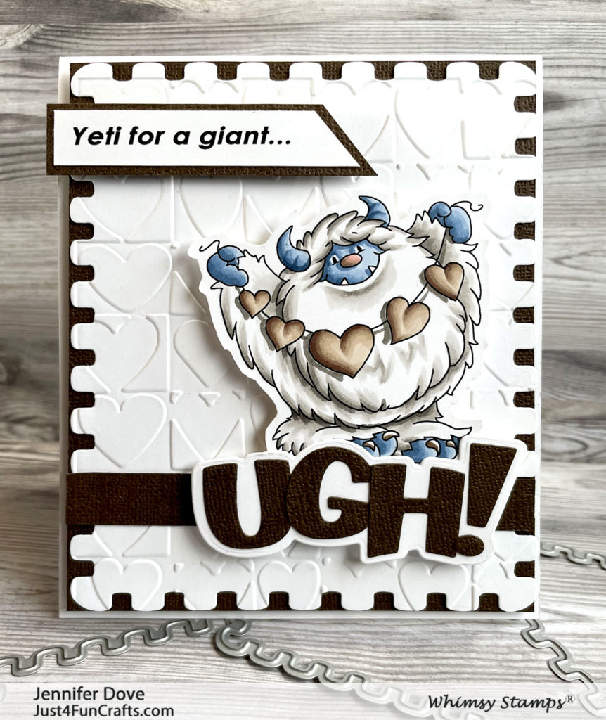 Yeti, Whimsy Stamps, Card making