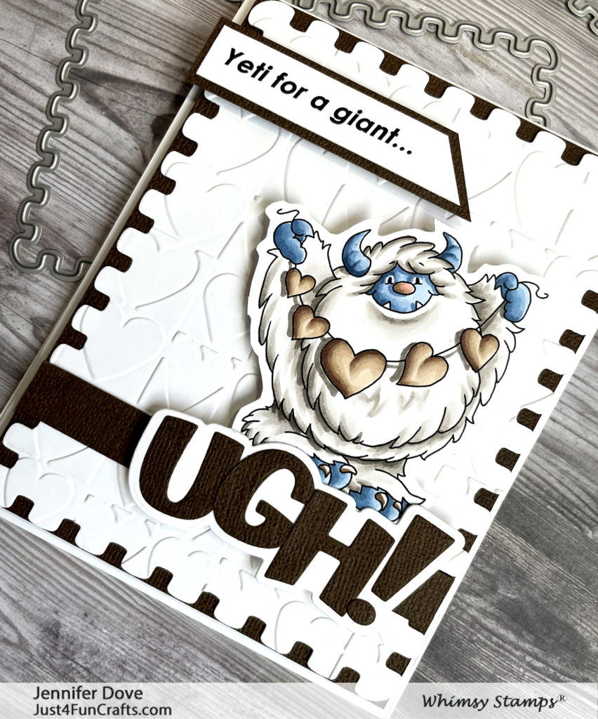 Yeti, Whimsy Stamps, Card making