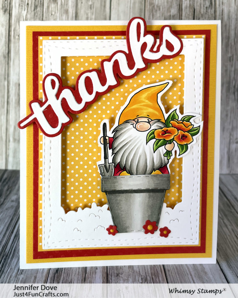 whimsy Stamps, card making, gnomes