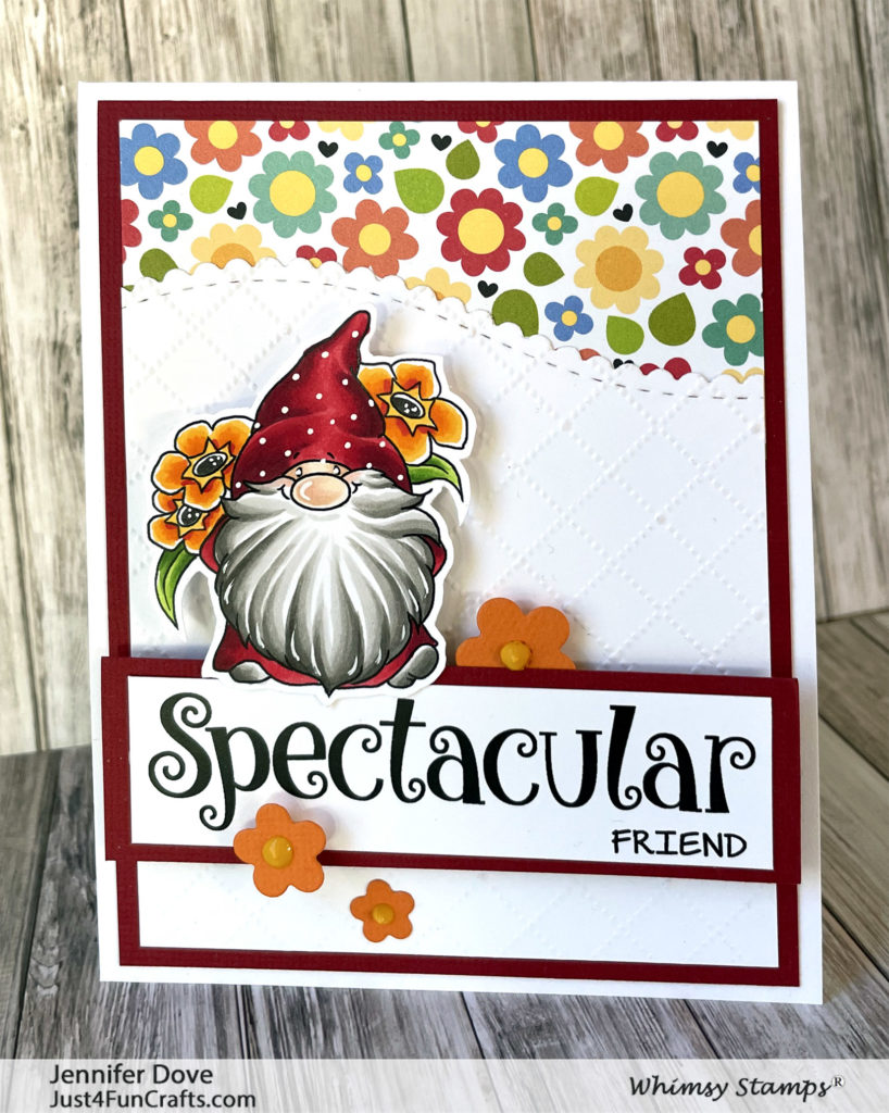 whimsy stamps, card making, gnomes