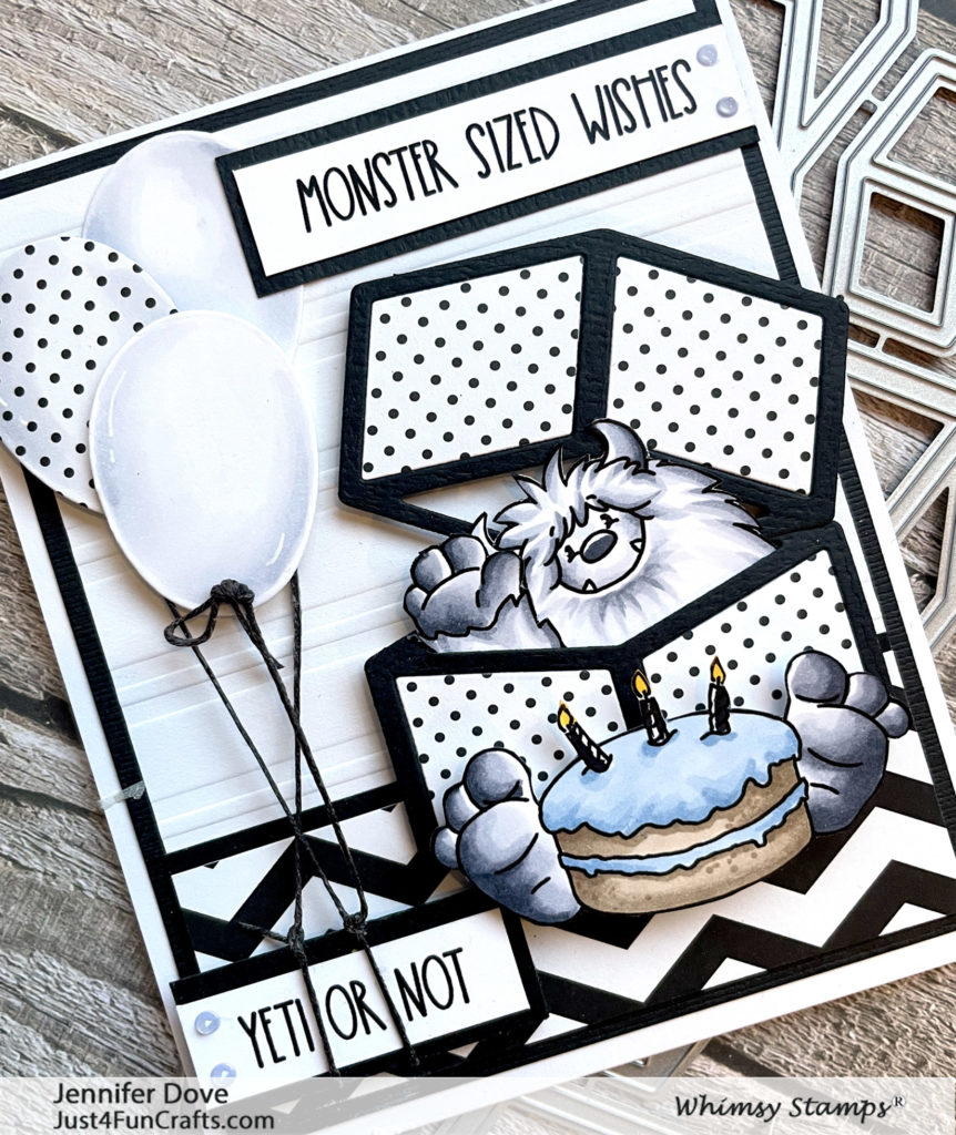 Yetti, Whimsy Stamps, Crissy Armstrong, card making