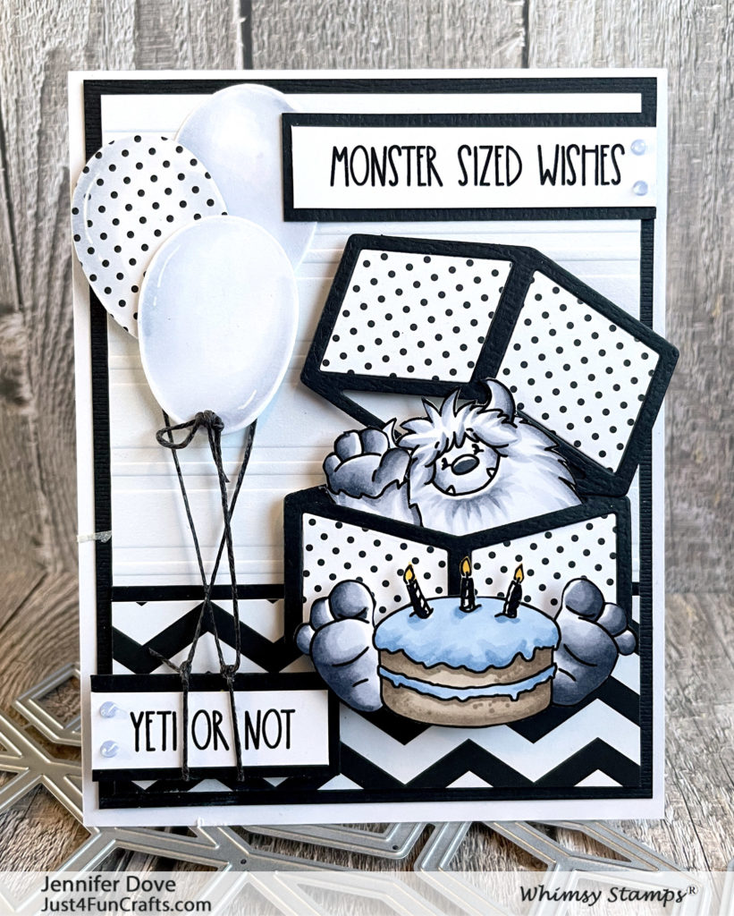 Yetti, Whimsy Stamps, Crissy Armstrong, card making