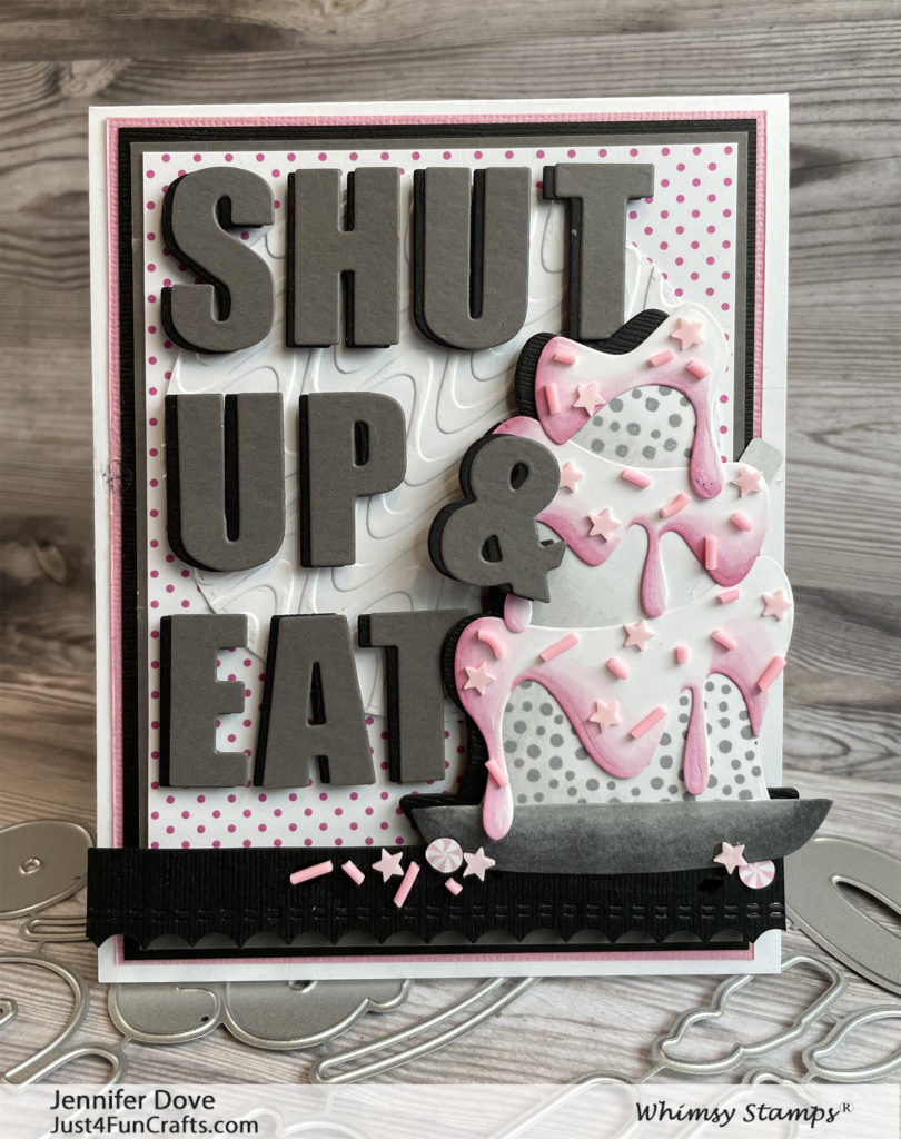 whimsy stamps, card making, birthday card